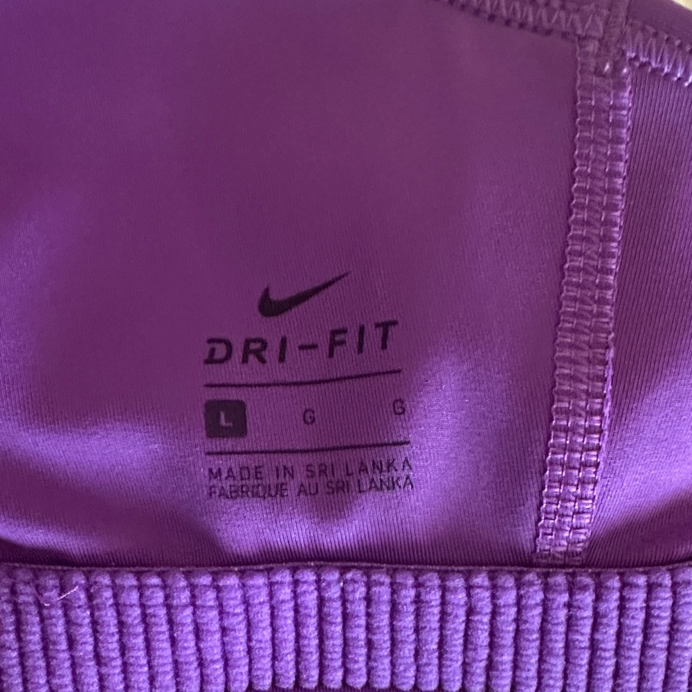 Nike Women's Vibrant Purple Sports Bra - Picture 2 of 2